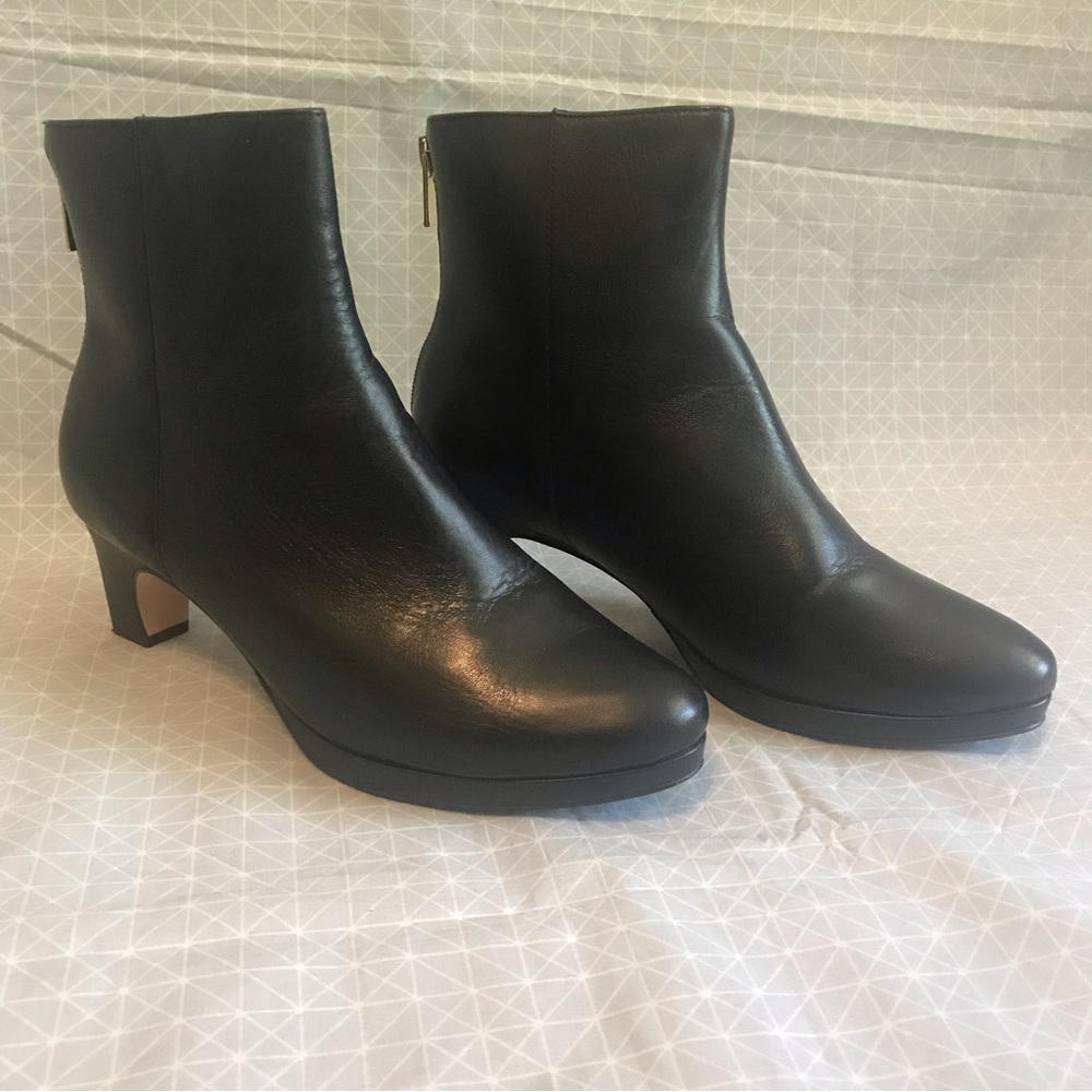 Dr. Liza Bootie in Black Leather 6